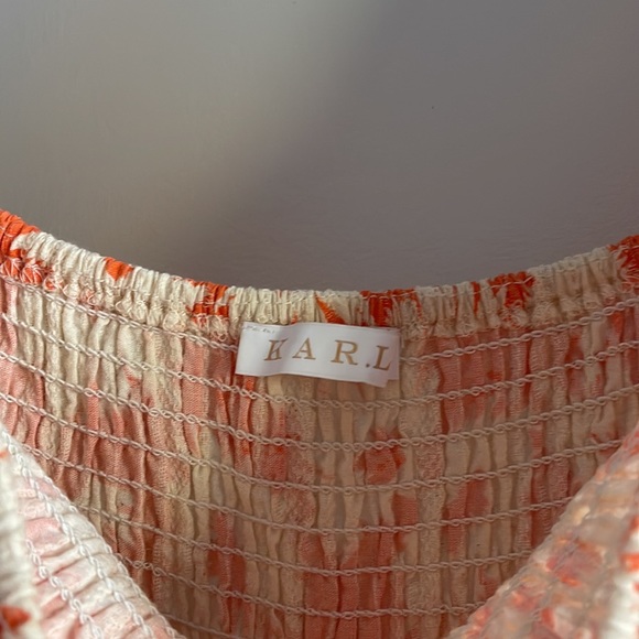 KARLIE maxi flowered dress - Picture 2 of 2